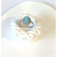 Γυναικείο ασημένιο δαχτυλίδι με ζιργκόν και στρας (SR26)